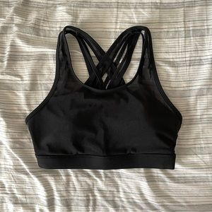 Fabletics Black Faye High Impact Sports Bra